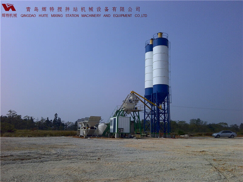 攪拌站HZS35易損件少，維護(hù)簡(jiǎn)單，運(yùn)行費(fèi)用低