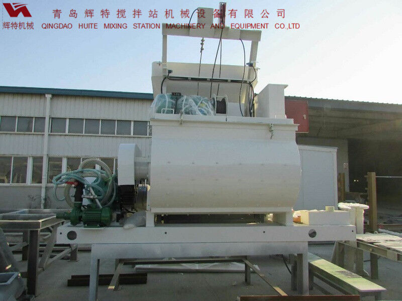 JS750攪拌臂采用偏心式設(shè)計(jì)，延長使用壽命，青島輝特機(jī)械