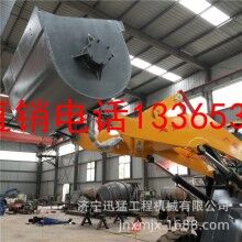 1立方混凝土攪拌斗裝載機雙馬達(dá)液壓運輸車鏟車帶攪拌機一體式