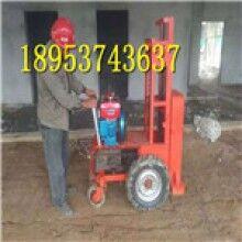 不開玩笑！自走式四輪鏈條打夯機(jī) 柴油夯錘機(jī)