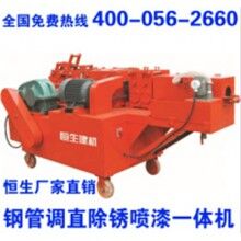 48型鋼管除銹調(diào)直噴漆機(jī)