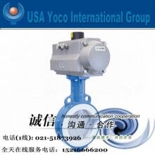 進(jìn)口氣動襯氟蝶閥|進(jìn)口氣動耐酸堿、腐蝕性介質(zhì)蝶閥|美國約克